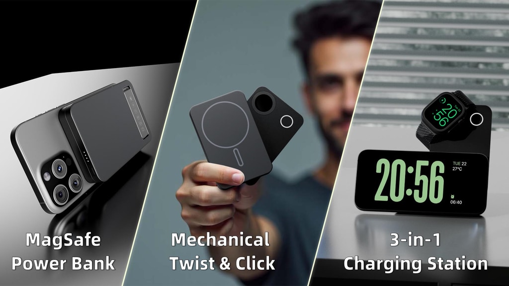 FlexPow - The Transformable Qi2 Power Bank for All Devices