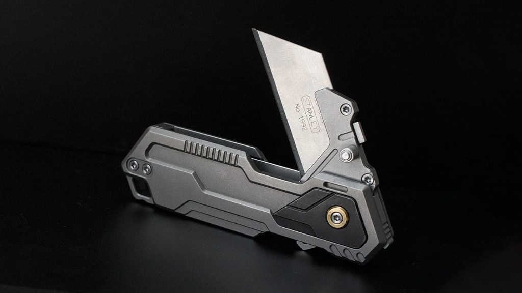 The Phantom 2.0--Enhanced Titanium Folding Utility Knife