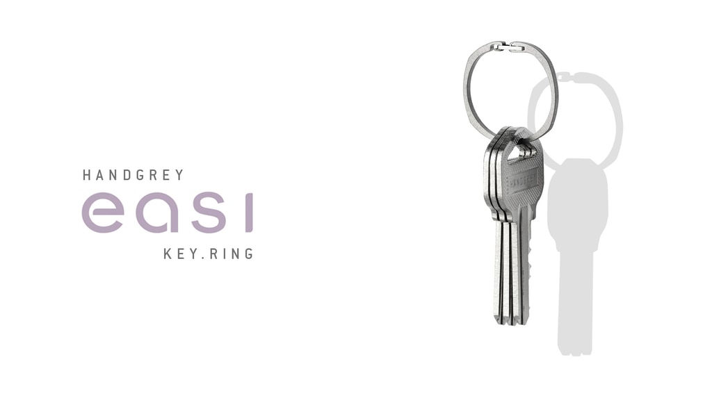 Handgrey EASI Titanium Keyring