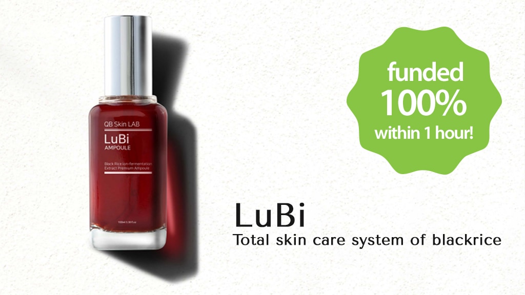LuBi: Black Rice & Fermentation Technology For Youthful Skin