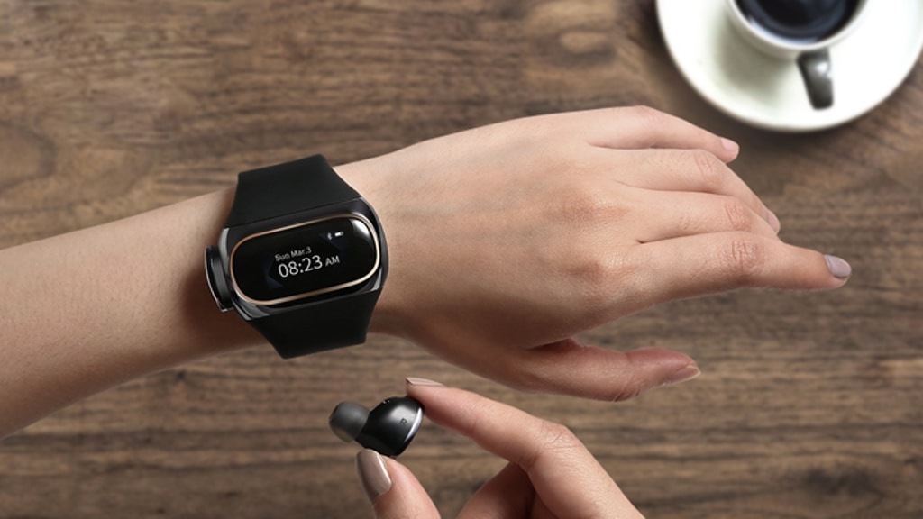 Wearbuds™ | Wireless Earbuds Charged Right on Your Wrist