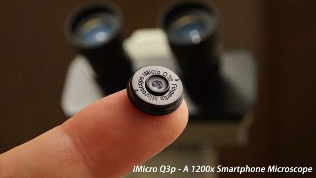 iMicro Q3p: A 1200x Polarizing Fingertip Microscope