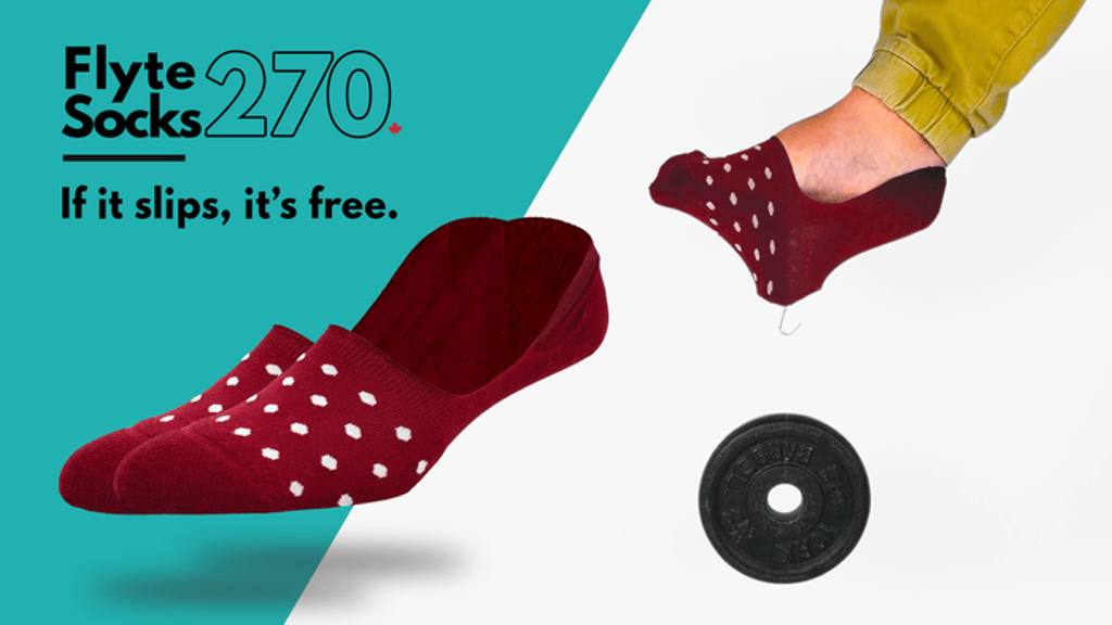 Flyte Socks 270: No-show socks designed to truly never slip
