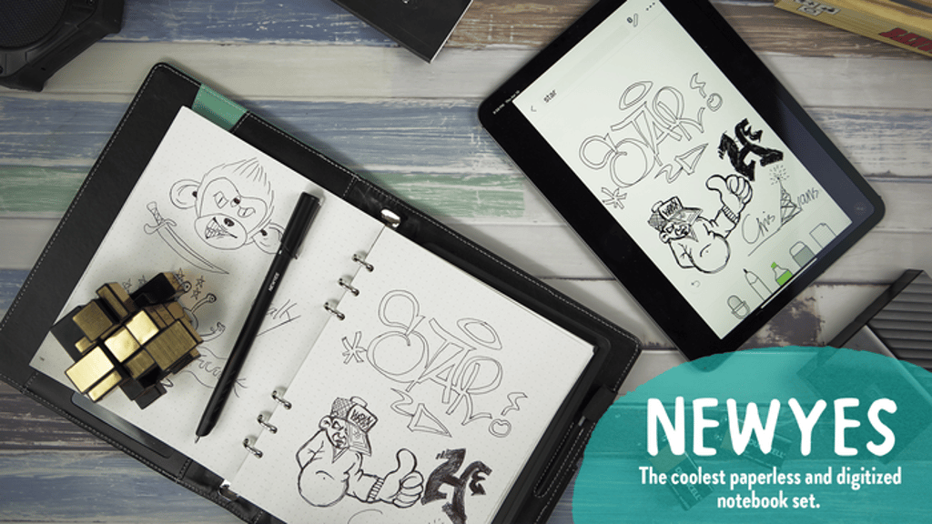 Newyes: The Coolest Paperless and Digitized Notebook Set