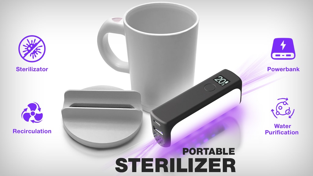 The powerful power bank and portable sterilization system