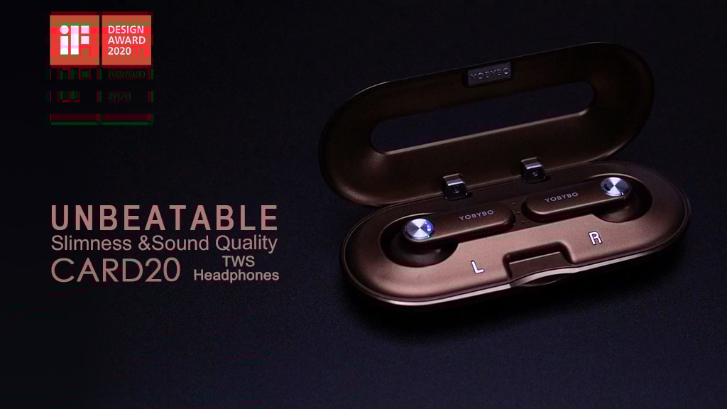 CARD20: Paper Thin TWS Headphones w/ Supreme Sound Quality