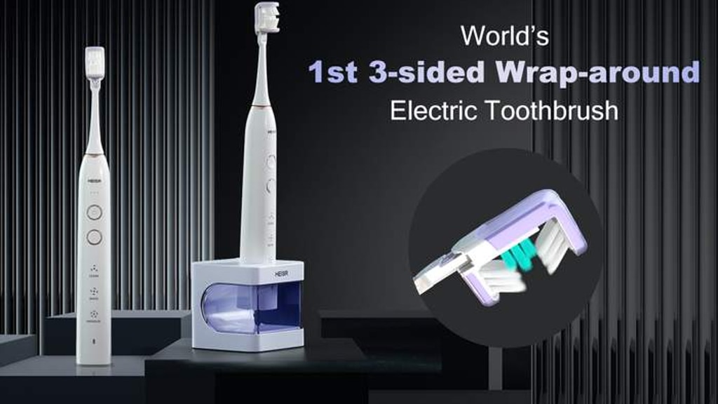 Heisr: World’s 1st 3-sided Mechanical Electric Toothbrush