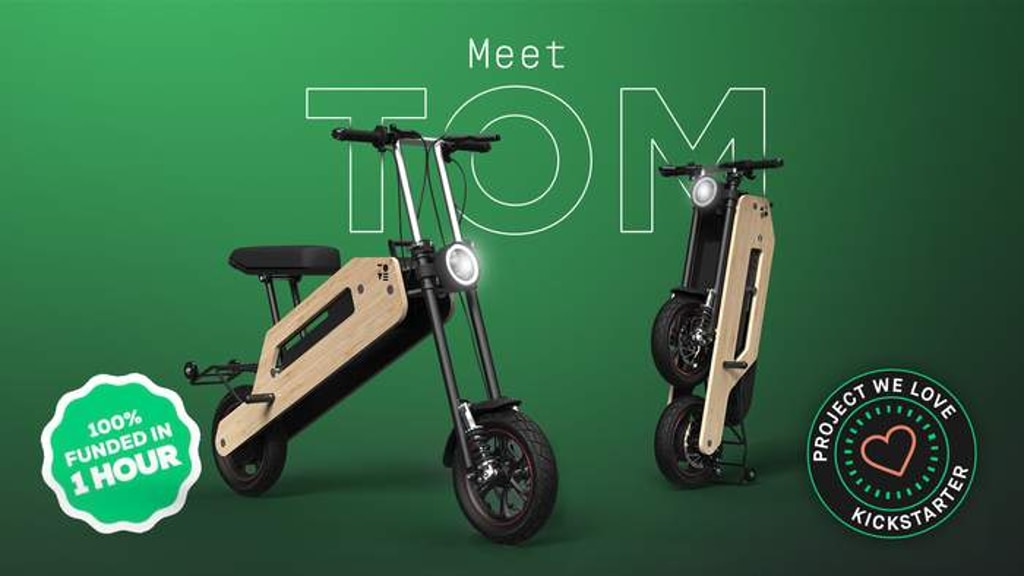 TOM | The Electric Foldable Scooter for who is on the Move