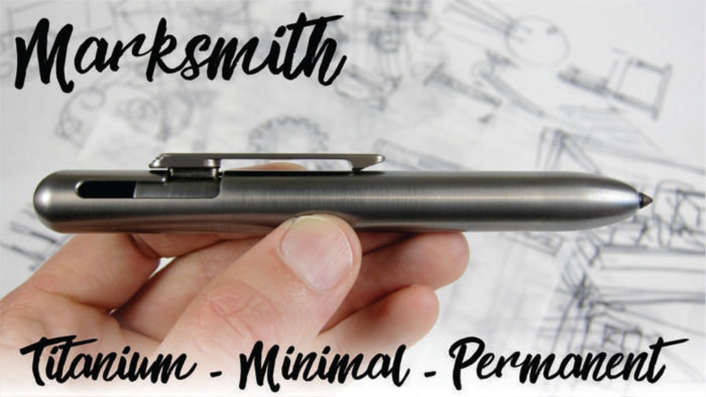 MARKSMITH Titanium | The Best EDC Marker You'll Ever Own