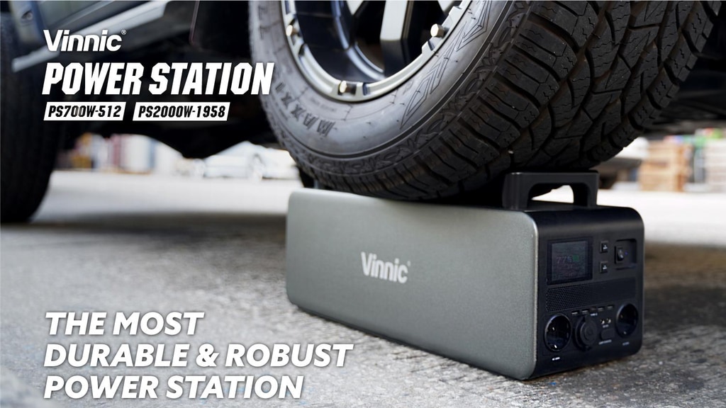 Vinnic | Safest & Sturdiest Portable LiFePO4 Power Station