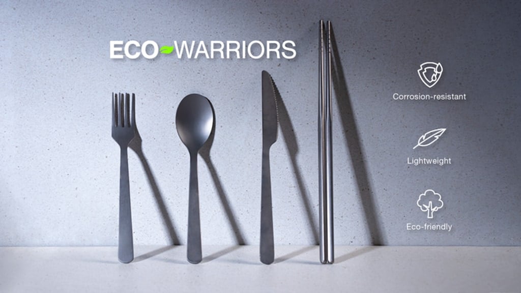 Eco-Warriors: Pure Titanium Cutlery & Chopsticks