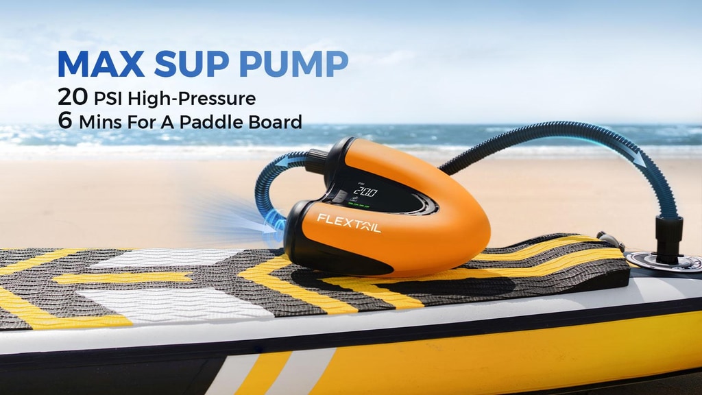 MAX SUP PUMP- 20PSI Cordless Electirc Air Pump for SUP& KITE