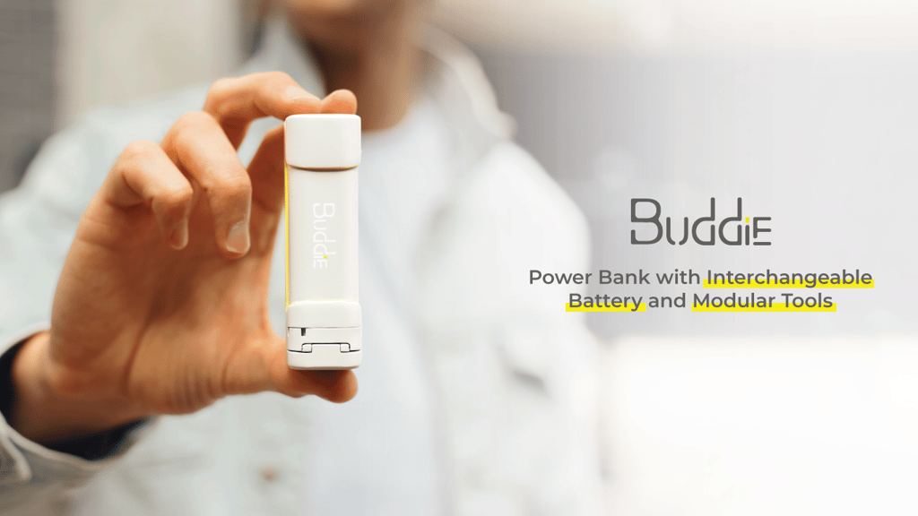 Buddie - Power Bank with Interchangeable Battery and Tools
