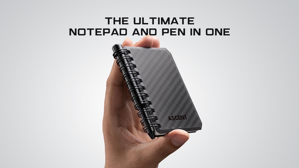 Ascent - Indestructible Notebook & Pen Inspired by Space.