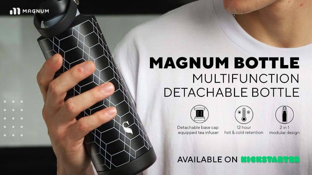 SWANZ Magnum Bottle: Multifunction Detachable Bottle