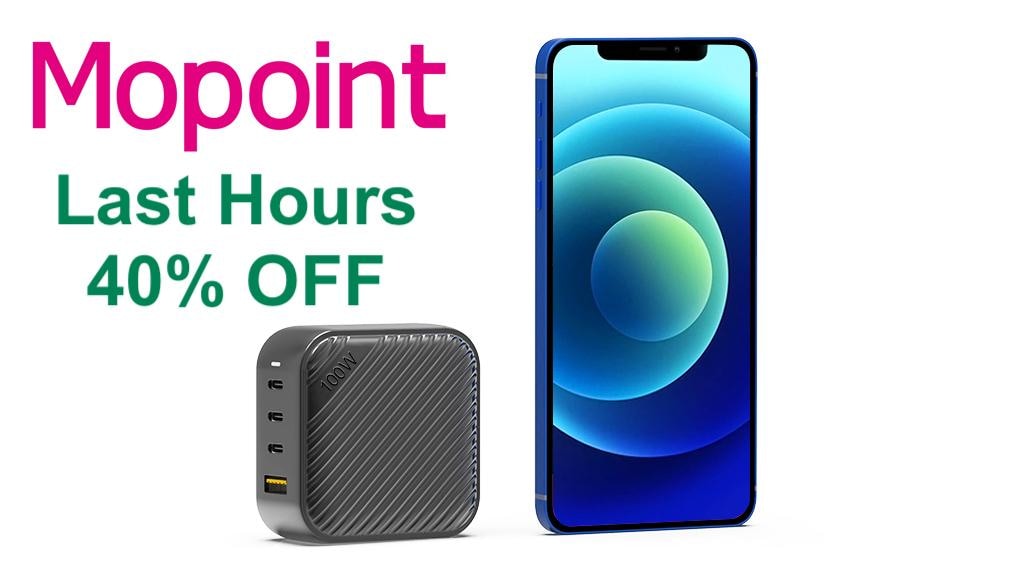 Mopoint: World's Smallest 100W GaN USB-C Charger