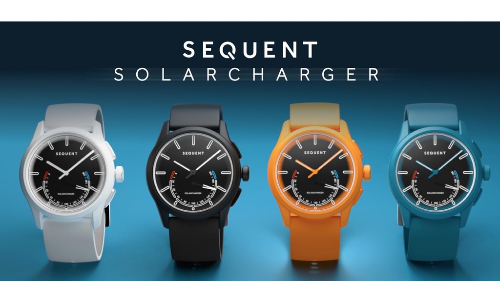 Sequent SolarCharger - Solar charging smartwatch