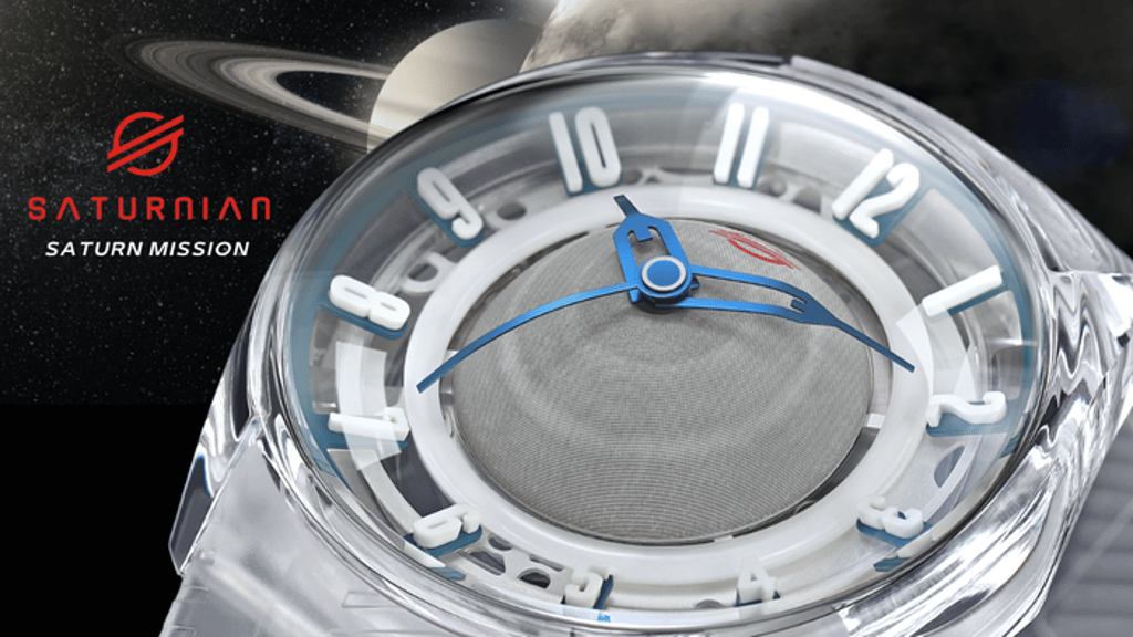 OVD Saturnian : A Sapphire Crystal Watch With A 3D Saturn