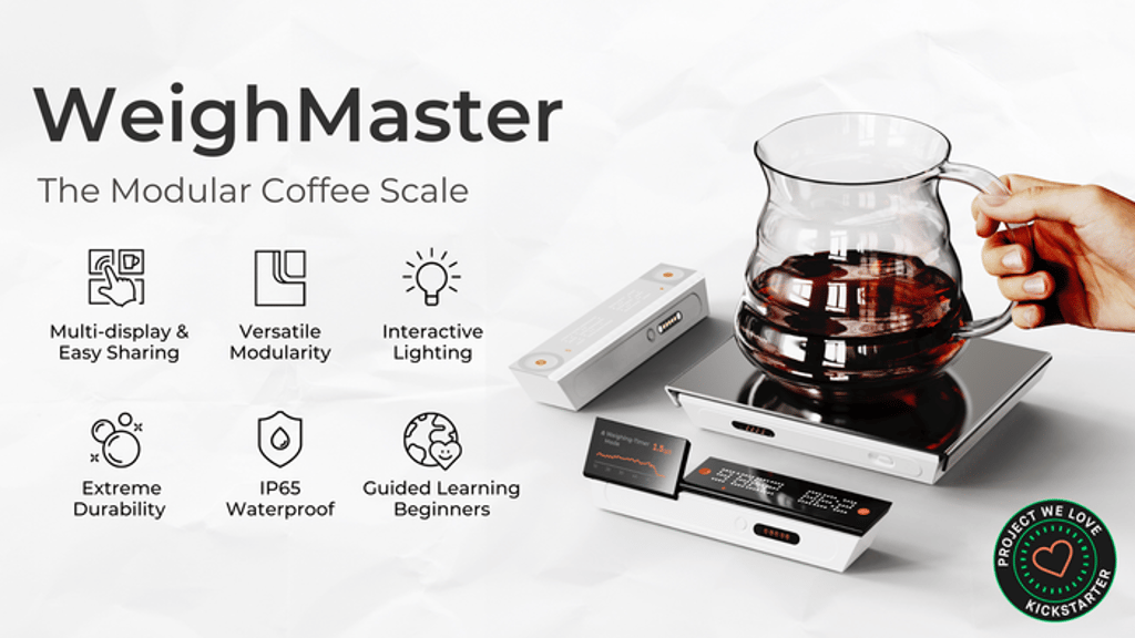 WeighMaster: The Multi-Display Modular Coffee Scale