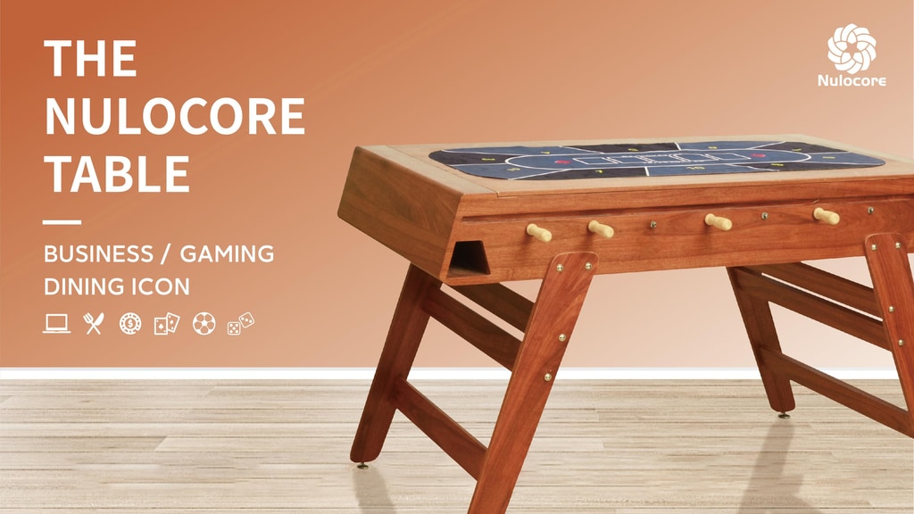 Nulocore Dining Foosball Table: Business &Gaming&Texas Poker