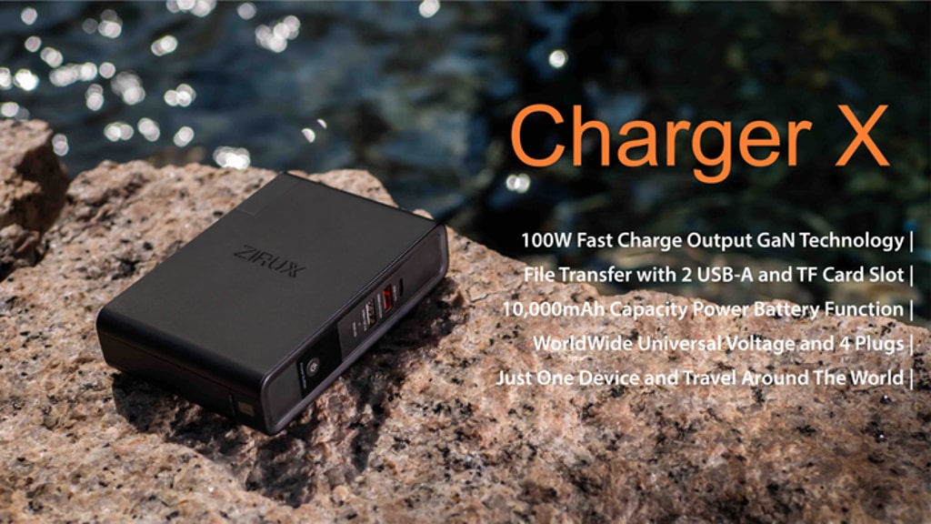 ZIRUX Charger X: The 100W Fast Charger-Battery-Hub you need