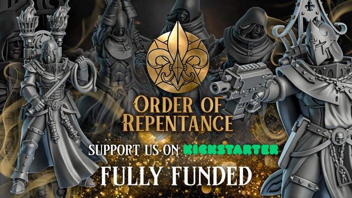 Order of Repentance: female miniatures for 3d printing