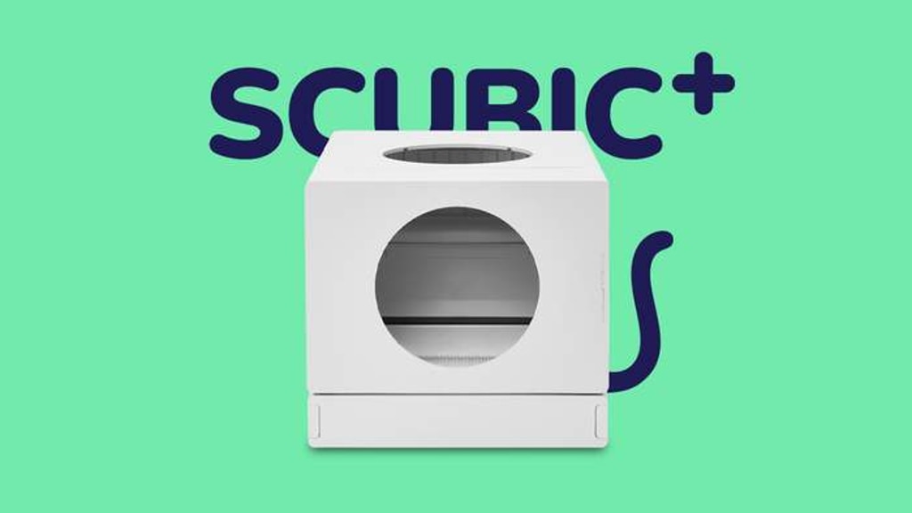 SCUBIC Plus: The BIGGEST Self-Cleaning Cat LITTER BOX
