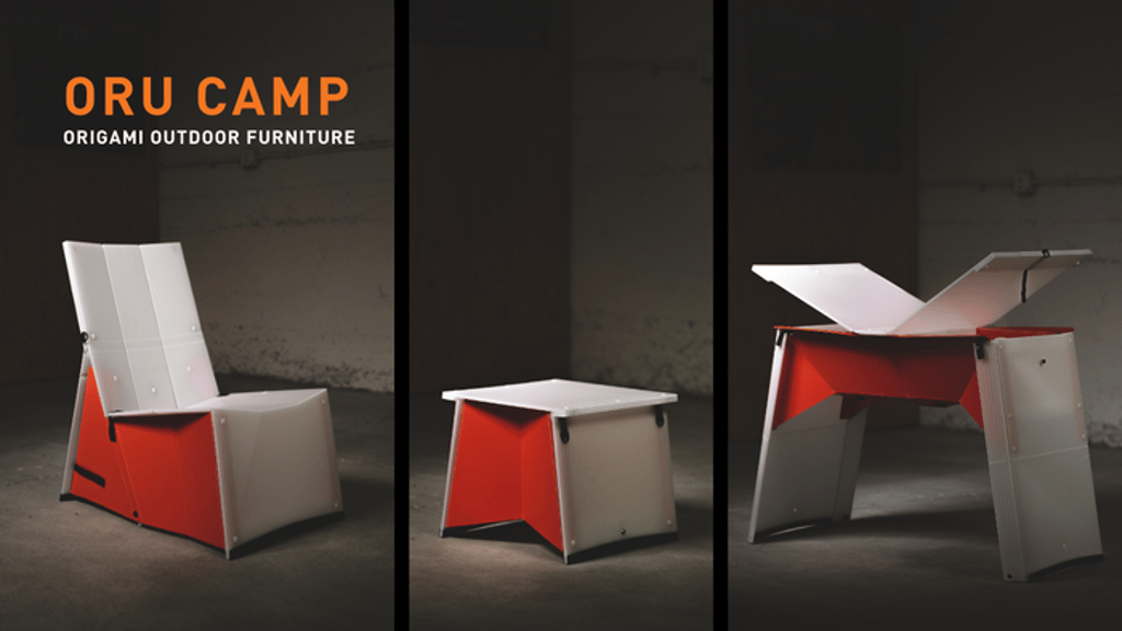 Oru Camp: origami outdoor furniture for every adventure