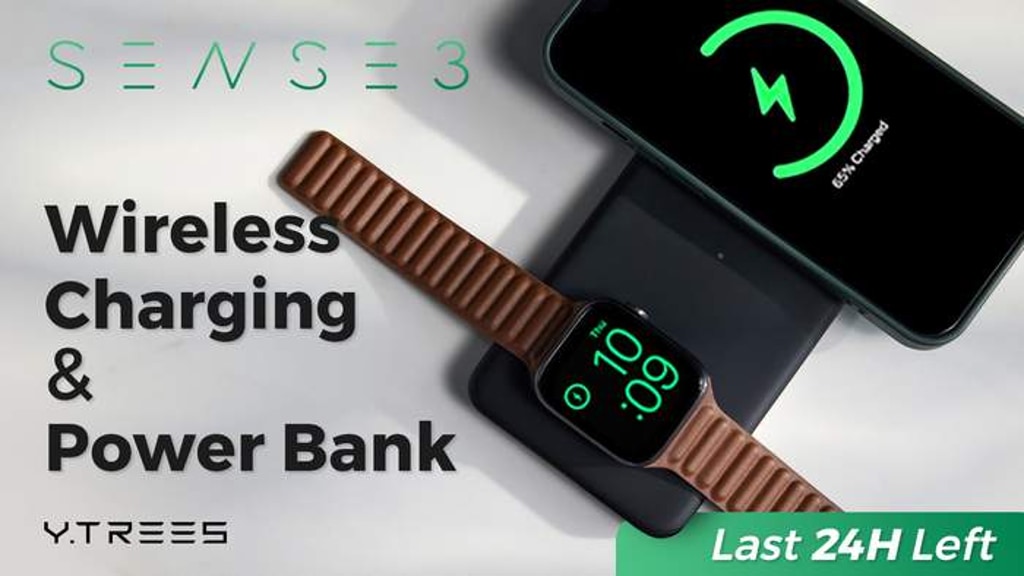 SENSE3: No-Look Wireless Charging Pad For All Apple Devices