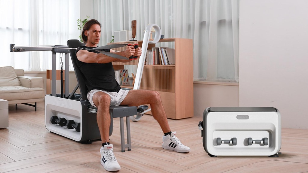 Gympad Bench: Your Compact All-in-One Home Gym Solution!