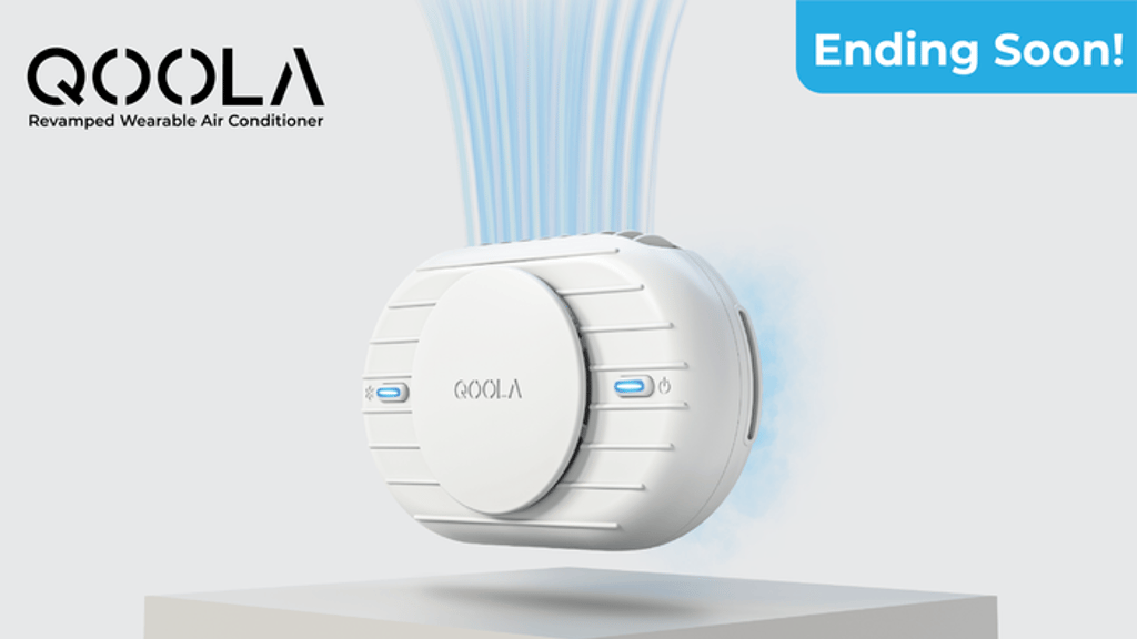 QOOLA Pro - Revamped Wearable Air Conditioner