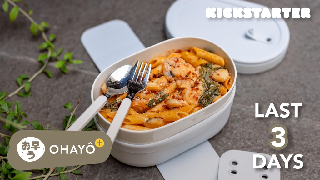 OHAYO BENTO PLUS | A Leakproof & Lightweight Porcelain Bento