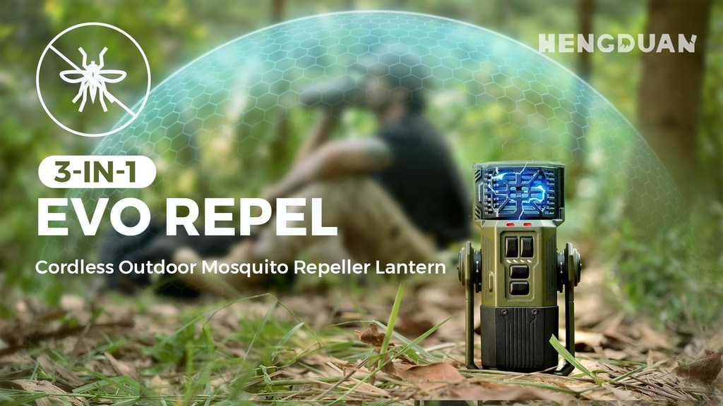 EVO REPEL: 3-in-1 Outdoor Mosquito Repeller Lantern