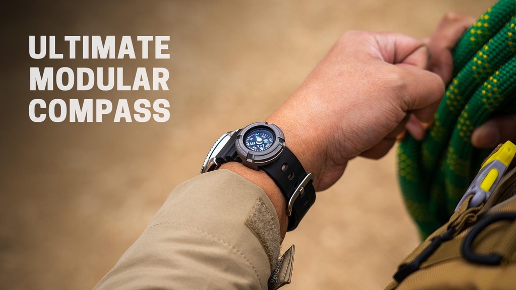 Path-24 | Watchband & Keychain Compass in One