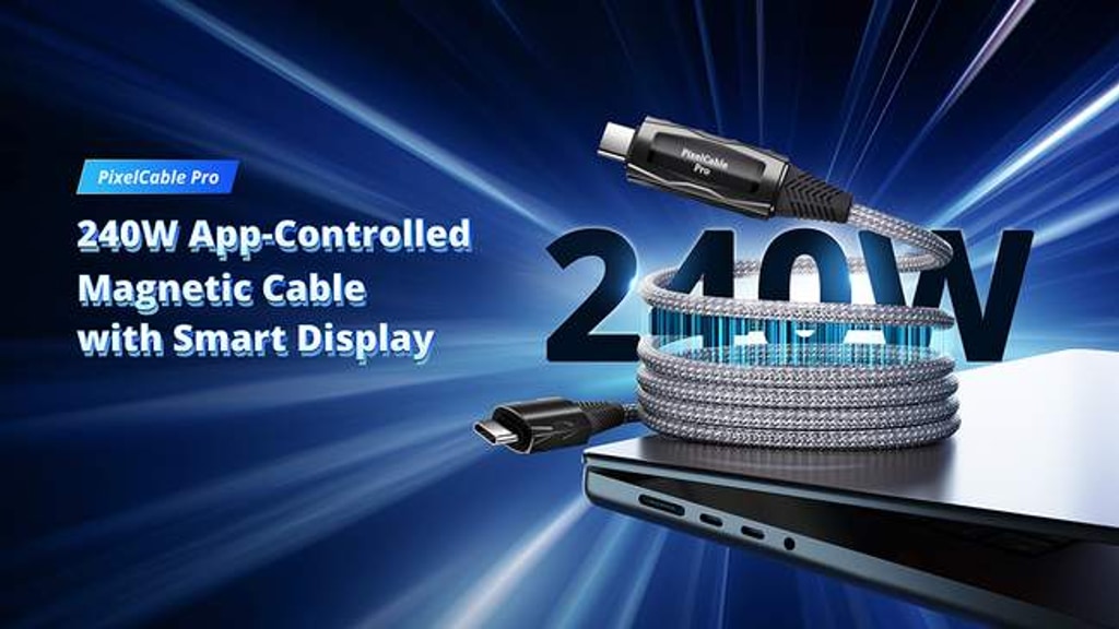 World's First 240W App-Controlled Magnetic Smart Cable