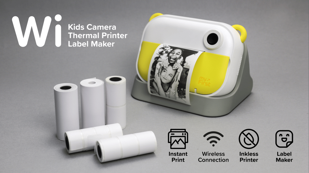 myFirst Insta Wi | HD Camera with Inkless Printer and Label