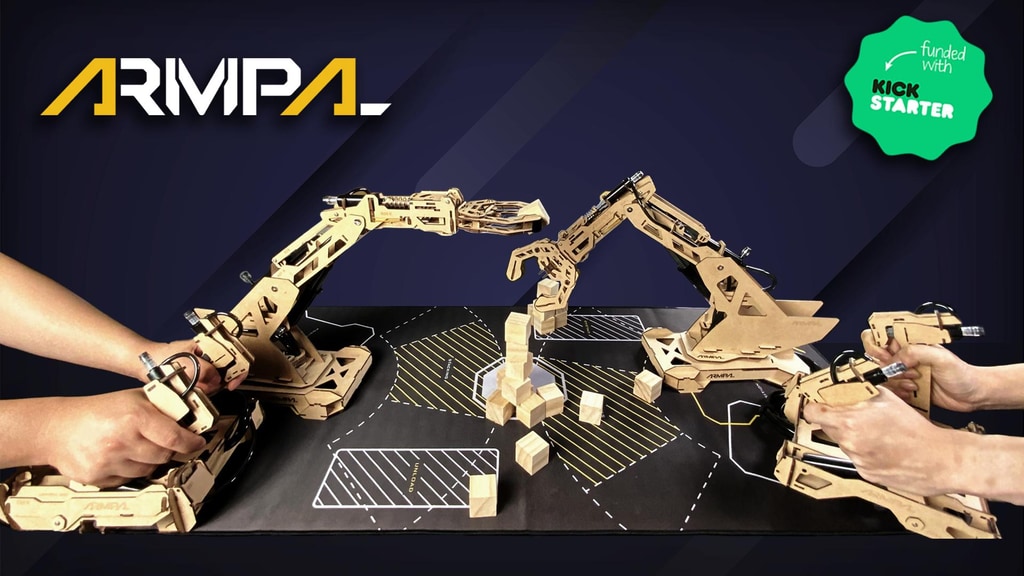 ARMPAL: 3D Wooden Assembly Tabletop Game