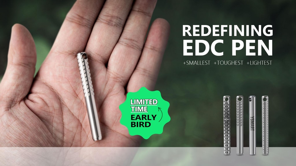 TIPEN 2.0: Redefining the Minimal EDC Pen.