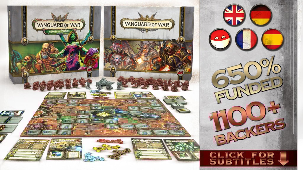 Vanguard of War - Tower Defense boardgame with zombies!