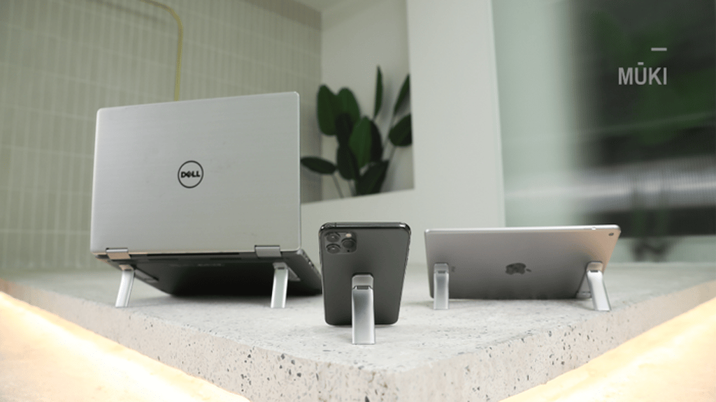 MUKI BounceMan: Invisible Flick Stand For Laptop