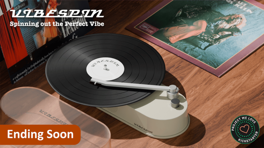 VIBESPIN - Portable Record Player