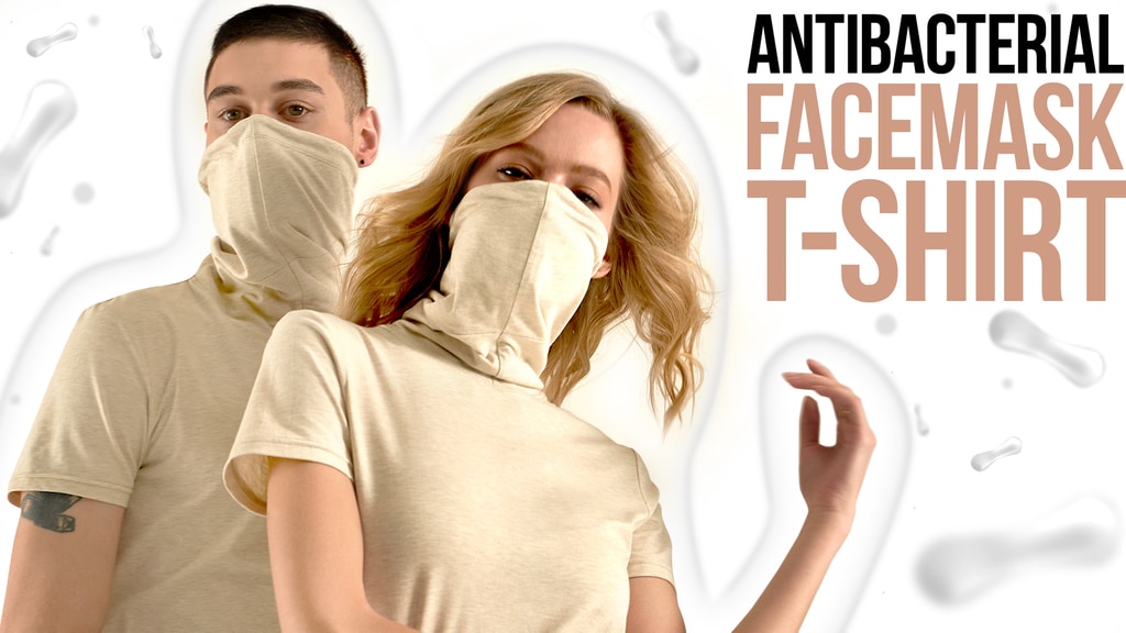 Antibacterial Facemask And Stylish T-Shirt - All In One