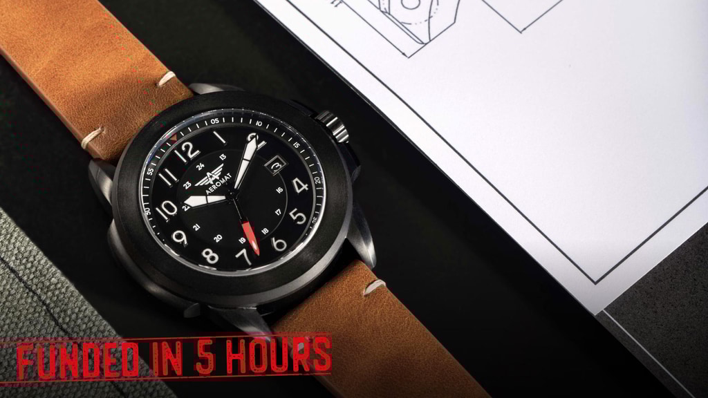 AEROMAT: Project X-15 Titanium Automatic Watch