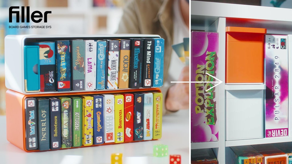 FILLER - Storage System for Pocket Board Games