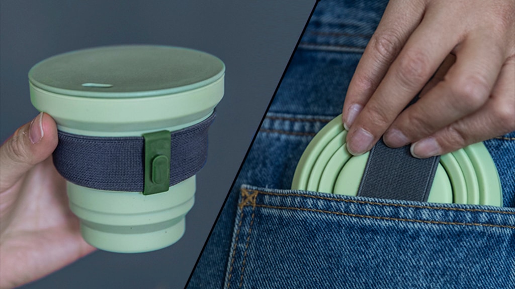 HUNU - The coffee cup that fits in your pocket.
