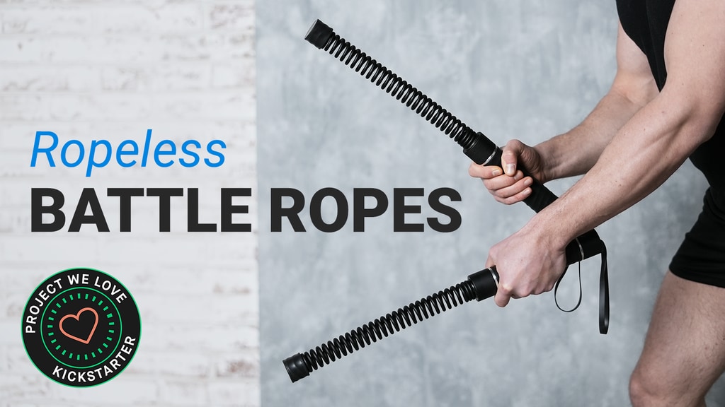 World's 1st Ropeless Battle Ropes—Portable & Super Effective