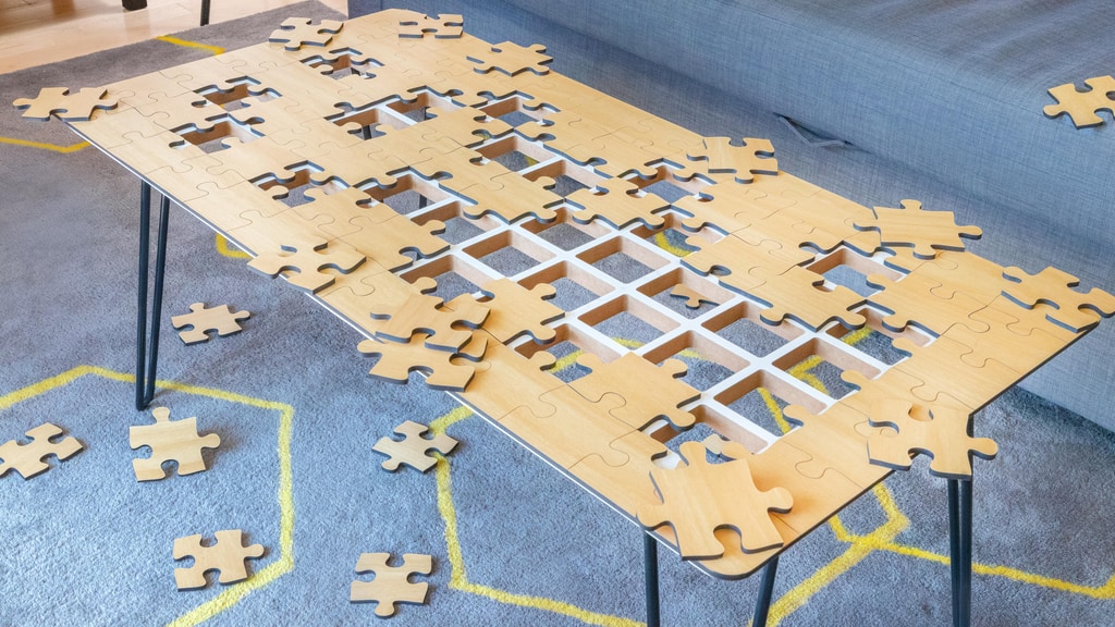 The Jigsaw Puzzle Coffee Table