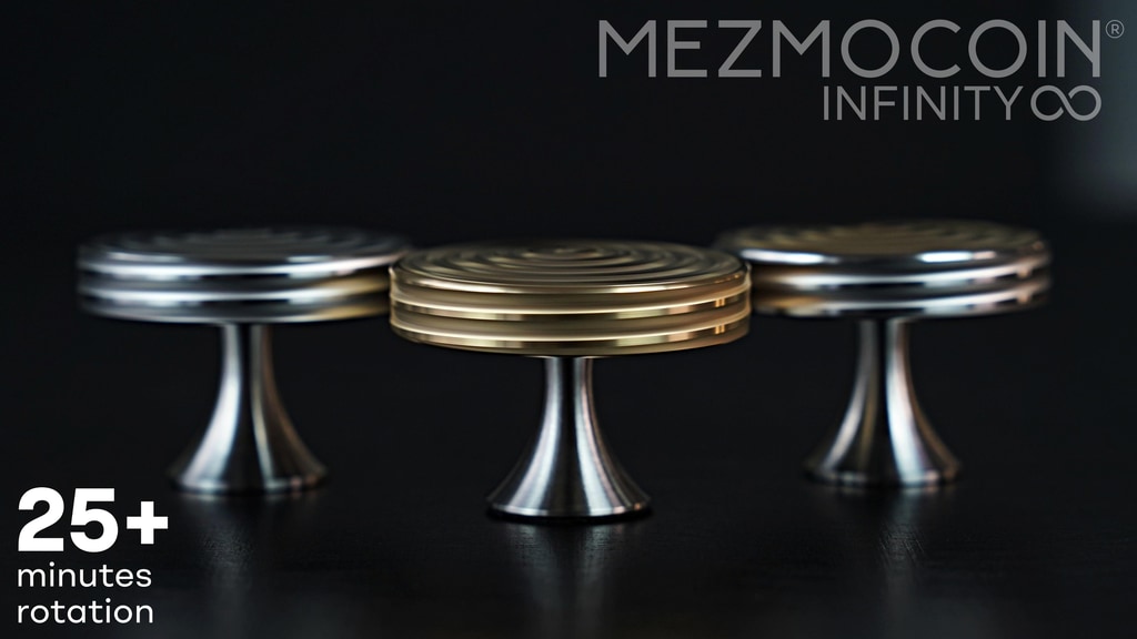MEZMOCOIN INFINITY- Kinetic toy with 360° optical illusion