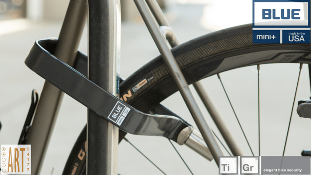 TiGr® BLUE High Carbon Steel Strong and Light Bike Lock