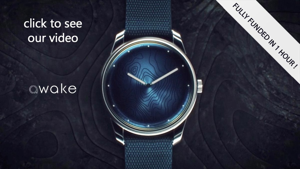 AWAKE - FRENCH DESIGNER WATCH TO END OCEAN PLASTIC POLLUTION